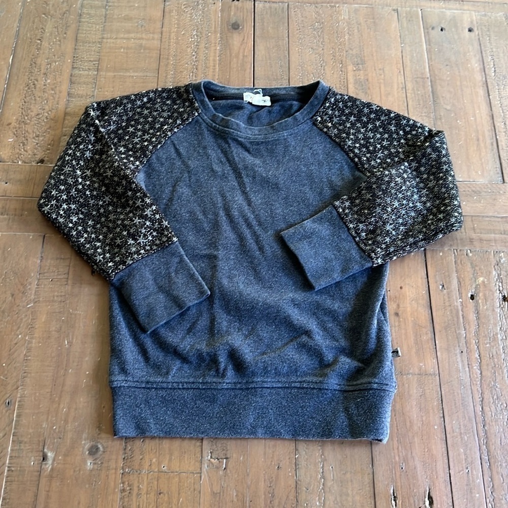 Appaman metallic star raglan sweatshirt